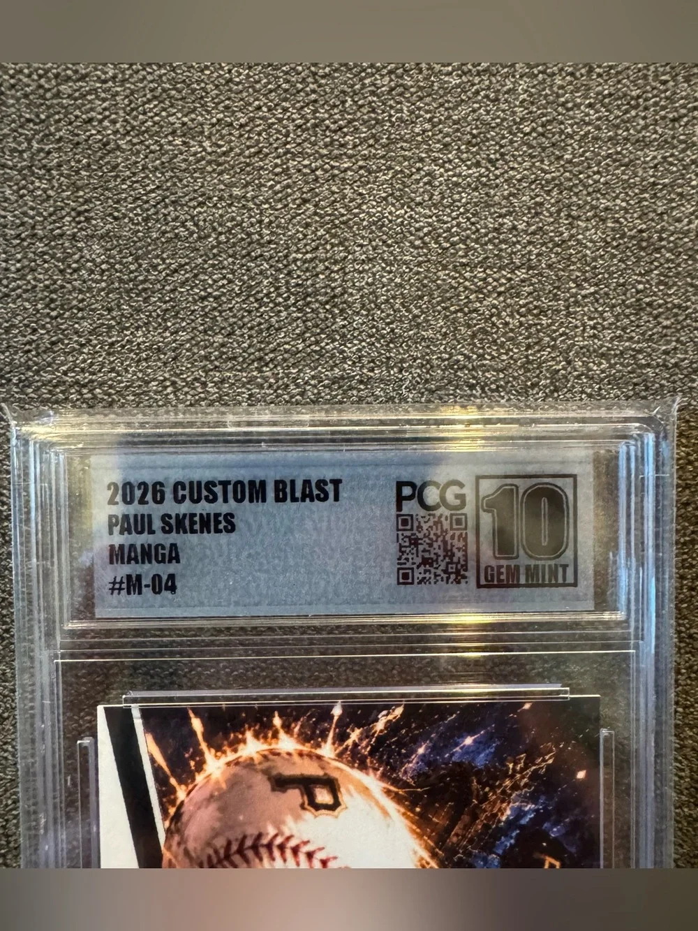 Paul Skenes 2024 Custom Blast Manga #M-04 PCG 10 Gem Mint